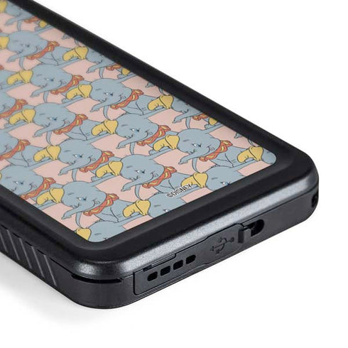 Disney Dumbo Face Pattern Galaxy S24 Waterproof Case