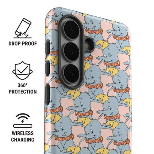 Disney Dumbo Face Pattern Galaxy S26 Plus Impact Case