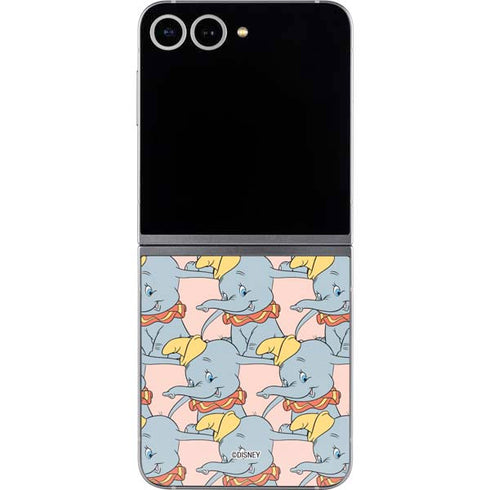 Disney Dumbo Face Pattern Galaxy Z Flip6 Skin