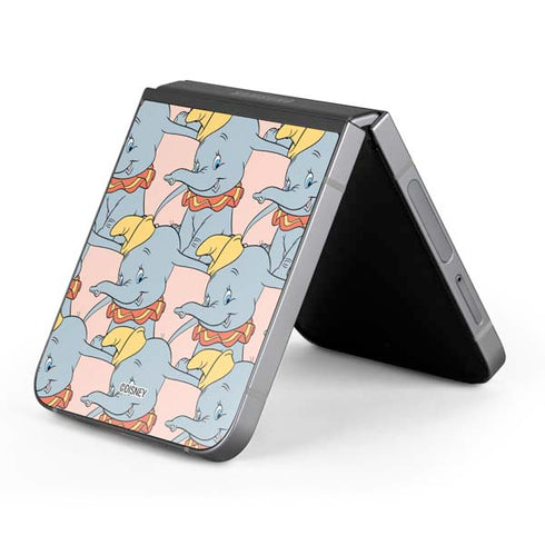 Disney Dumbo Face Pattern Galaxy Z Flip6 Skin