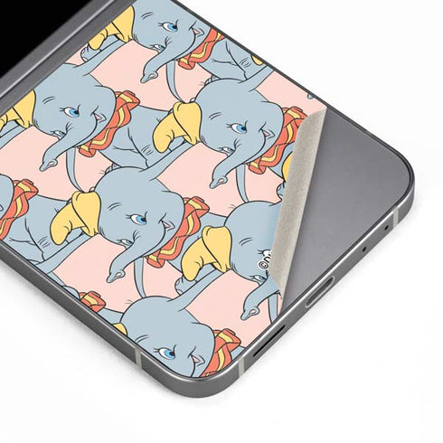 Disney Dumbo Face Pattern Galaxy Z Flip6 Skin