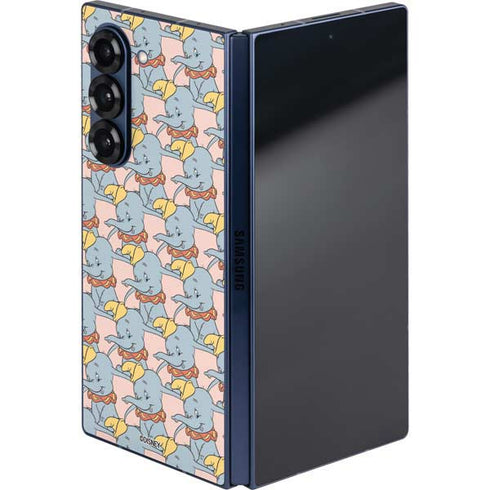 Disney Dumbo Face Pattern Galaxy Z Fold6 Skin
