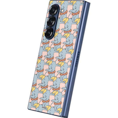Disney Dumbo Face Pattern Galaxy Z Fold6 Skin