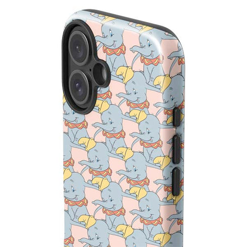 Disney Dumbo Face Pattern iPhone 16 Impact Case