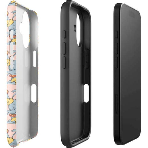 Disney Dumbo Face Pattern iPhone 16 Impact Case