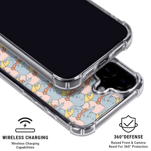 Disney Dumbo Face Pattern iPhone 16 MagSafe Case