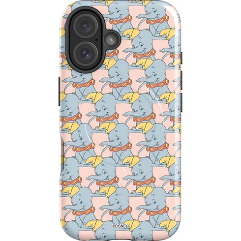 Disney Dumbo Face Pattern iPhone 16 Plus Magsafe Impact Case