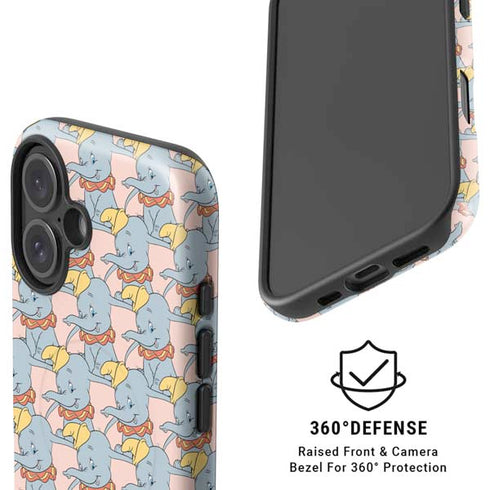 Disney Dumbo Face Pattern iPhone 16 Plus Magsafe Impact Case