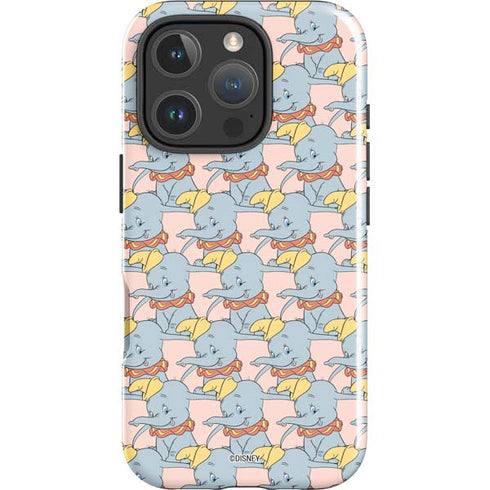 Disney Dumbo Face Pattern iPhone 16 Pro Impact Case