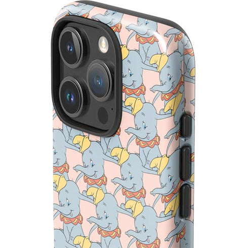 Disney Dumbo Face Pattern iPhone 16 Pro Impact Case