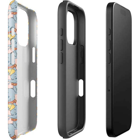 Disney Dumbo Face Pattern iPhone 16 Pro Impact Case
