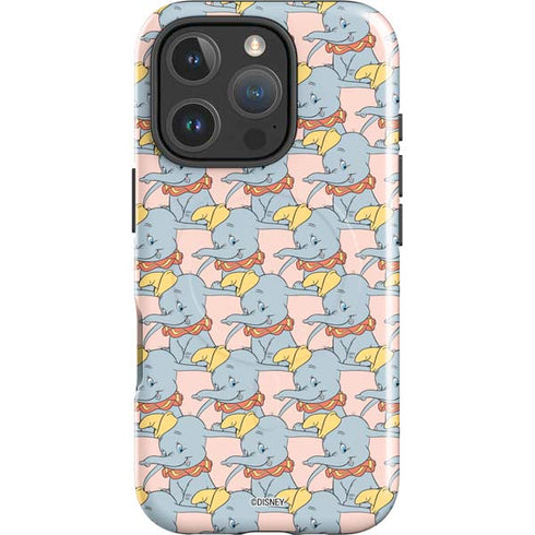 Disney Dumbo Face Pattern iPhone 16 Pro Magsafe Impact Case