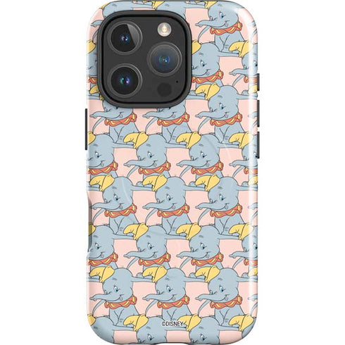 Disney Dumbo Face Pattern iPhone 16 Pro Max Magsafe Impact Case