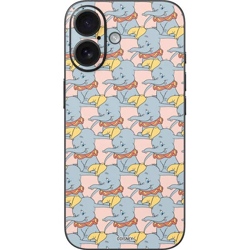 Disney Dumbo Face Pattern iPhone 16 Skin