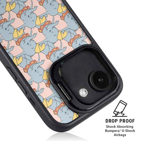 Disney Dumbo Face Pattern iPhone 16e Kickstand Case