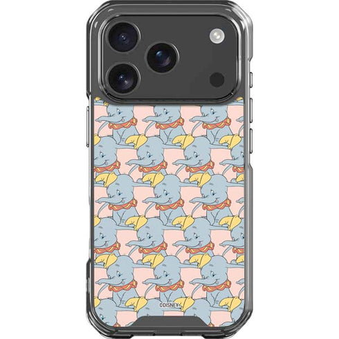 Disney Dumbo Face Pattern iPhone 18 Pro Clear Case