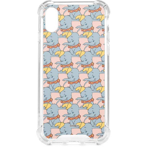 Disney Dumbo Face Pattern iPhone XS Clear Case