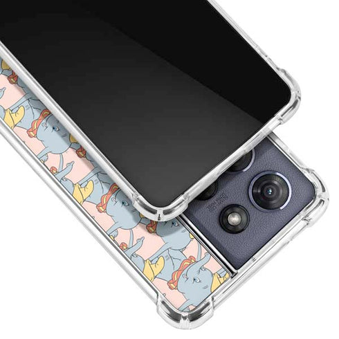 Disney Dumbo Face Pattern Moto G Power 5G (2025) Clear Case