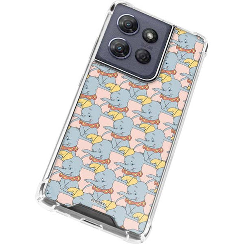 Disney Dumbo Face Pattern Moto G Stylus 5G (2025) Clear Case