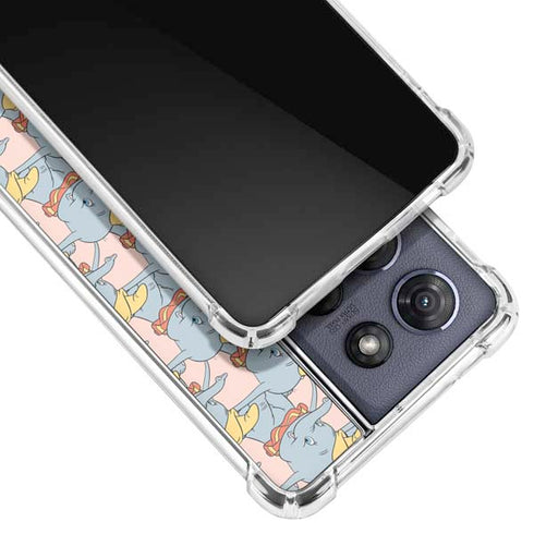 Disney Dumbo Face Pattern Moto G Stylus 5G (2025) Clear Case