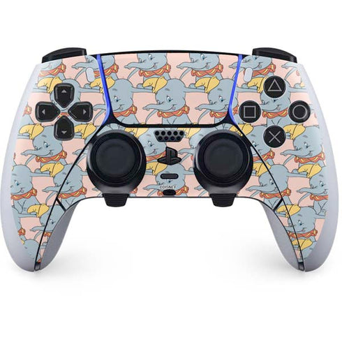 Disney Dumbo Face Pattern PS5 DualSense Edge Pro Controller Skin