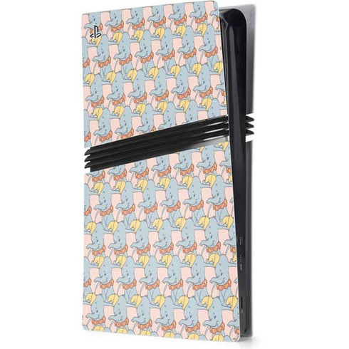 Disney Dumbo Face Pattern PS5 Pro Console Skin