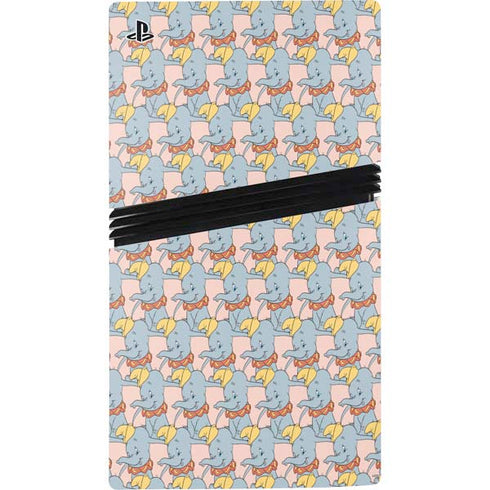 Disney Dumbo Face Pattern PS5 Pro Console Skin
