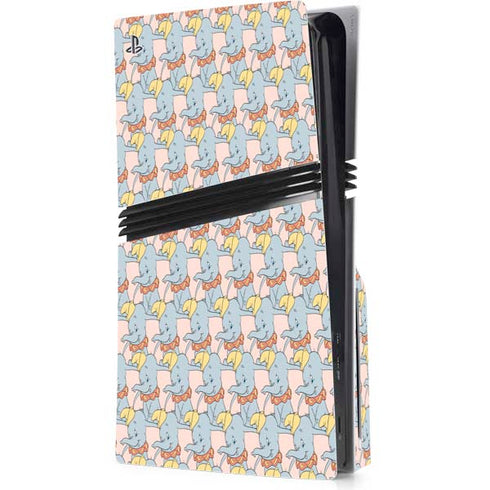 Disney Dumbo Face Pattern PS5 Pro Disk Console Skin