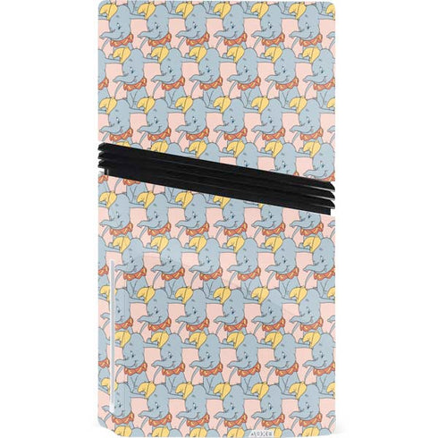 Disney Dumbo Face Pattern PS5 Pro Disk Console Skin