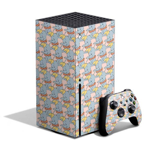 Disney Dumbo Face Pattern Xbox Series X Skins