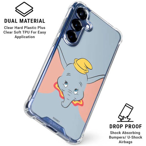Disney Dumbo Portrait Galaxy S25 FE Clear Case