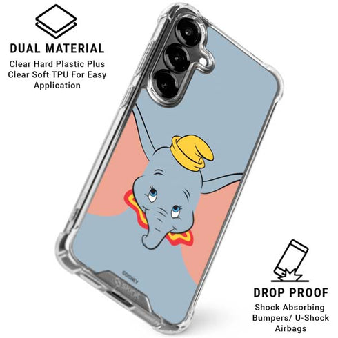 Disney Dumbo Portrait Galaxy S26 Clear Case