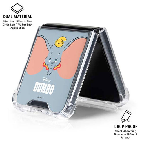 Disney Dumbo Portrait Galaxy Z Flip6 Clear Case