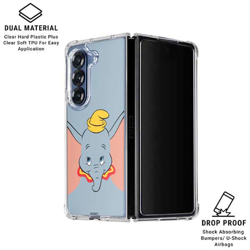 Disney Dumbo Portrait Galaxy Z Fold7 Clear Case