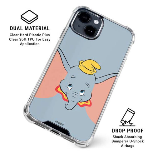 Disney Dumbo Portrait iPhone 15 Clear Case