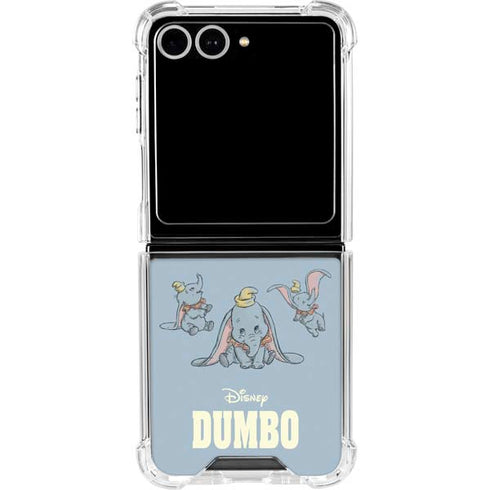 Disney Dumbo Variant Poses Galaxy Z Flip7 Clear Case