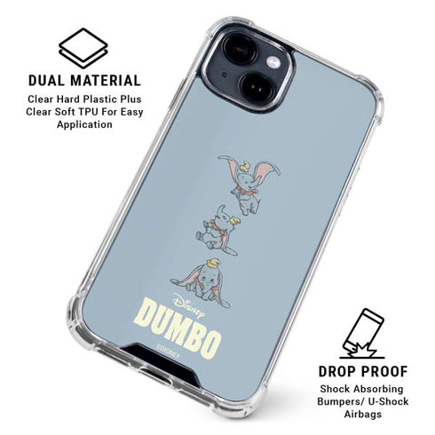 Disney Dumbo Variant Poses iPhone 15 Clear Case
