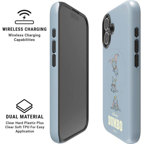 Disney Dumbo Variant Poses iPhone 16 Magsafe Impact Case