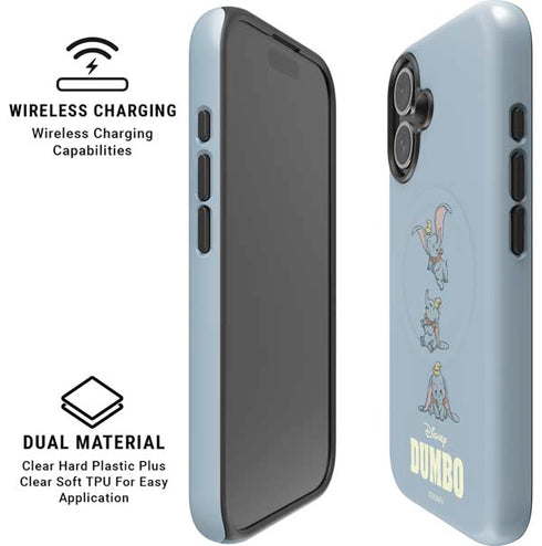 Disney Dumbo Variant Poses iPhone 16 Plus Magsafe Impact Case
