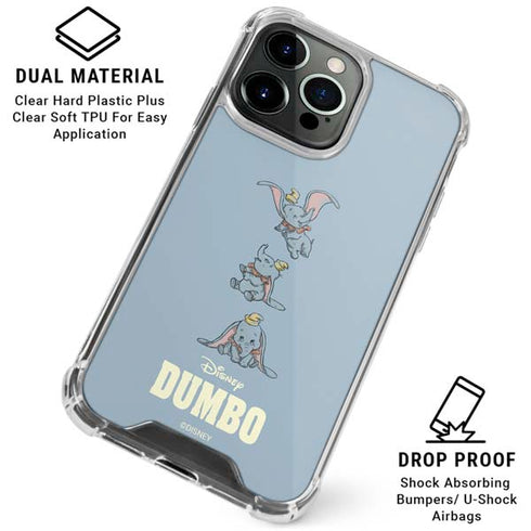 Disney Dumbo Variant Poses iPhone 16 Pro Clear Case