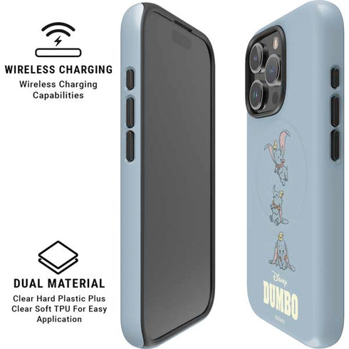 Disney Dumbo Variant Poses iPhone 16 Pro Max Magsafe Impact Case