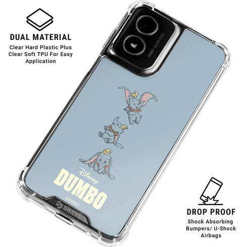 Disney Dumbo Variant Poses Moto G Power 5G (2024) Clear Case