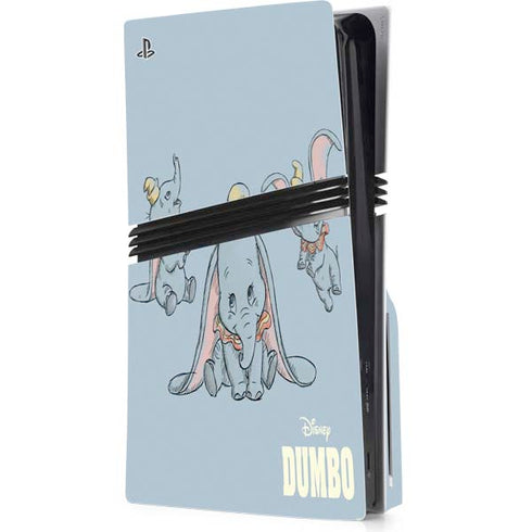 Disney Dumbo Variant Poses PS5 Pro Disk Console Skin