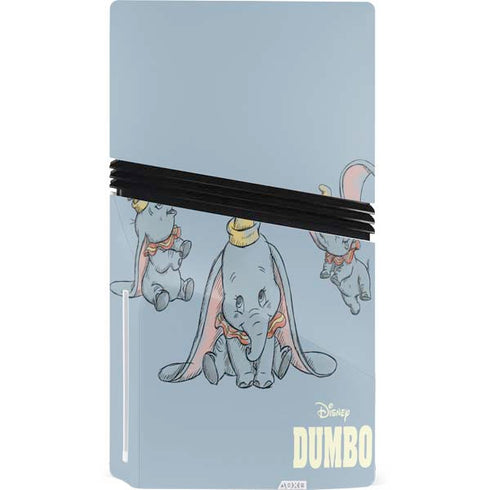 Disney Dumbo Variant Poses PS5 Pro Disk Console Skin