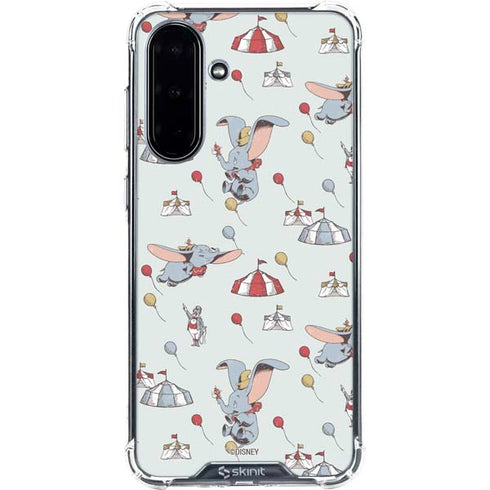 Disney Dumbo Vintage Pattern Galaxy A36 5G Clear Case
