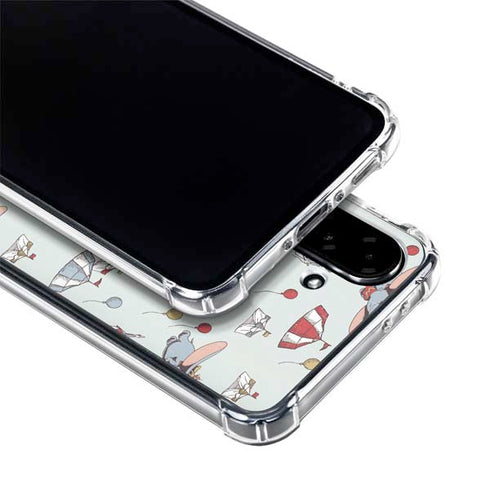 Disney Dumbo Vintage Pattern Galaxy A36 5G Clear Case