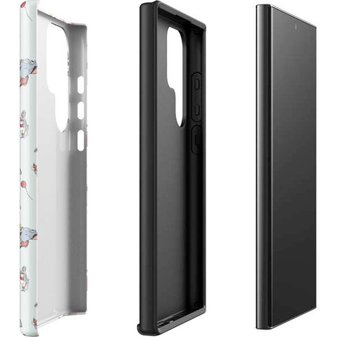 Disney Dumbo Vintage Pattern Galaxy S23 Ultra Pro Case