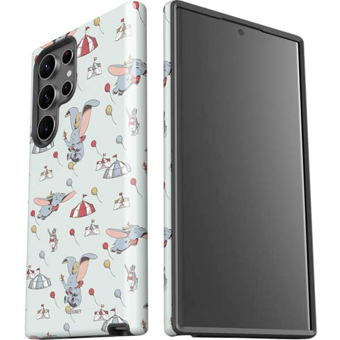 Disney Dumbo Vintage Pattern Galaxy S23 Ultra Pro Case