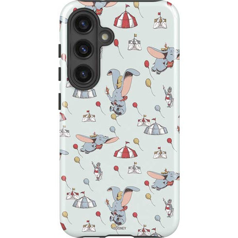 Disney Dumbo Vintage Pattern Galaxy S25 Impact Case