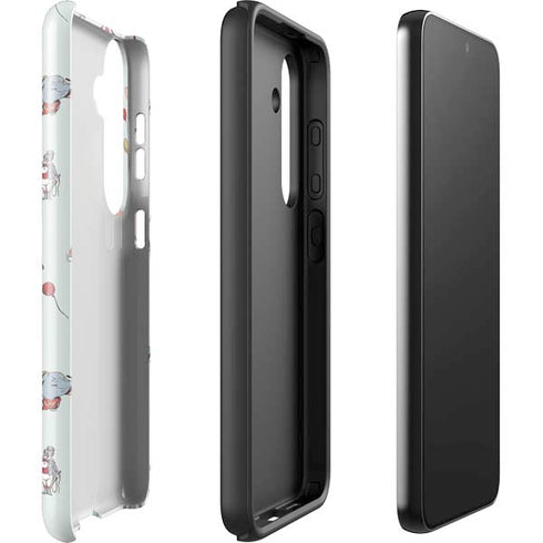 Disney Dumbo Vintage Pattern Galaxy S25 Impact Case